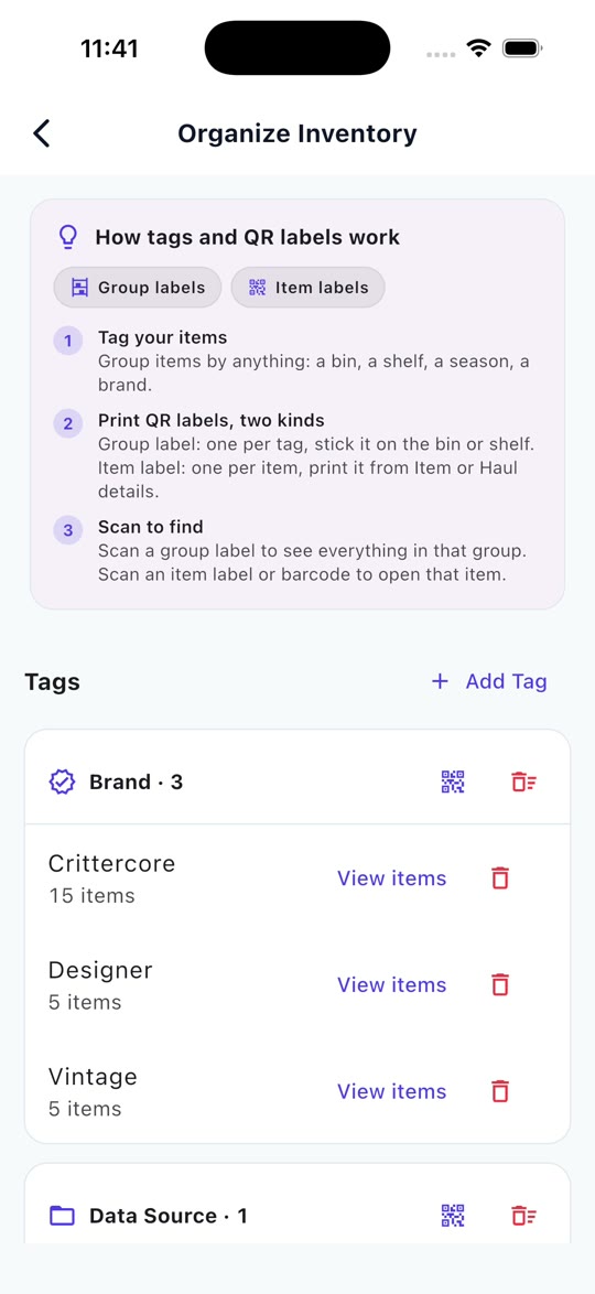Tag and filter your way
